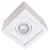 Plafon Premium Quadrado 180x180mm para AR111 – Iluminação Técnica de Alto Impacto 4504-18 - Imagem 1