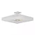 Plafon Bore 500x500x200mm com 4 E27 e 4 PAR20 – Iluminação Decorativa e Técnica Integrada 4522-50 - Imagem 1