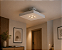 Plafon Bore 600x600x200mm com 4 E27 e 4 MR16 – Iluminação Decorativa e Técnica para Ambientes Amplos 4521-60 - Imagem 2