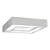 Plafon Cherry Quadrado 600x600x120mm com 8 Soquetes E27 – Iluminação Decorativa para Ambientes Amplos 4540-62 - Imagem 3