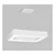 Pendente Cherry Retangular 350x700x120mm com 8 Soquetes E27 – Iluminação Decorativa para Ambientes Amplos 4541-70 - Imagem 2
