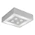 Plafon Focus 600x600x120mm com 8 E27 e 4 MR16 – Iluminação Decorativa com Múltiplos Focos Direcionados 4550-63 - Imagem 1