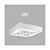 Pendente Focus 600x600x120mm com 8 E27 e 4 MR16 – Iluminação Decorativa com Múltiplos Focos Direcionados 4551-63 - Imagem 1