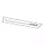 Embutido Focus Retangular 305x1235x100mm com Iluminação em Um Lado, T8 LED e MR16 4556-125 - Imagem 1