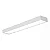 Plafon Tropical Slim 75x1280x85mm para T8 LED 120cm – Iluminação Linear Slim 4705-125F - Imagem 1