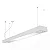 Pendente Tropical Slim 150x900x85mm com Cabo Cristal, T8 LED e MR16 – Iluminação Linear Suspensa 4716-90FDC - Imagem 1