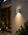 Arandela SIG Externa 1 Lado 100x105x60mm para G9 – Iluminação Direcional Descendente 5255-10 - Imagem 2
