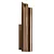 Arandela Cana com Canopla Descentralizada Ø38x250x55mm para 1 MR11 – Iluminação Direcionada Minimalista 5215-20 - Imagem 1