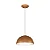 Pendente Balón sem Difusor Ø490x230mm para 1 E27 – Iluminação Decorativa Moderna 16015-48 - Imagem 3