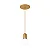 Pendente Unique Ø110x70mm para 1 E27 – Iluminação Decorativa Minimalista 16105-1 - Imagem 3