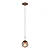 Pendente Bubbles Globo Ø120mm com Cabo Rayon G9 – Iluminação Decorativa Delicada 16331-1 - Imagem 1