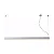 Pendente Régua Garbo 1000mm Iluminação Indireta com Fita de LED – Design Linear Elegante 31021-100 - Imagem 1