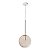 Pendente Ball Ø250mm com Haste 300mm e Soquete G9 – Iluminação Decorativa Sofisticada 16410-25HM - Imagem 2