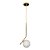 Pendente Angular Novo com Globo Ø120mm para G9 – Iluminação Decorativa Moderna 16460-12 - Imagem 1