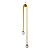 Arandela Pêndulo com Tubo Ø22mm e 2 Soquetes G9 – Iluminação Decorativa Escultural 16495-150 - Imagem 2