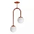 Plafon Pêndulo com Tubo Ø12,7mm e 2 Soquetes G9 – Iluminação Decorativa Contemporânea 16497-71 - Imagem 1