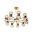 Pendente Orfeu Ø820mm com 14 Soquetes G9 – Iluminação Decorativa Imponente 16615-14 - Imagem 2