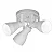Spot Trend Mix 3 com Canopla Ø250x100mm para Lâmpadas PAR30 16688-3 - Imagem 1