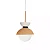 Pendente Bibelô Globo Ø250 com Anel Preto Ø320x335mm para Lâmpada E27 16707-25P - Imagem 2