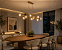 Pendente Mousse Usina Design Globo Ø140 Fio Cristal Canopla Central 306x1250x218mm 9 Lâmpadas G45 16820-9 - Imagem 2
