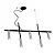 Pendente Platinum Usina Design Linear 38x850x445mm 5 MR11 16930-85 - Imagem 1