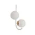 Arandela Astral Usina Design 180x365x290mm 2 G9 16947-2 - Imagem 1