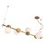 Pendente Sonata Usina Design 230x840x250mm 4 Globos G9 16950-4 - Imagem 1