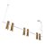 Pendente Tubetto Usina Design Focos em Pares 57x1300x200mm 6 MR16 16961-6 - Imagem 1