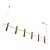 Pendente Cravo Usina Design 38x1300x200mm 6 MR11 16970-6 - Imagem 1