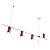 Pendente Sonda Usina Design 57x1300x280mm 4 MR16 16980-4 - Imagem 1