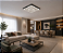 Plafon Convert Pro Usina Design 2 Aros LED 84,4W 3000K 5050lm Bivolt 19226-62LED3 - Imagem 1