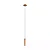 Pendente Beer Usina Design LED 3W 3000K 230lm Bivolt com Canopla Blank 19371-16LED3 - Imagem 1