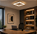 Plafon Arandela Pegasus Quadrado Usina Design LED 115,2W 4000K 14975lm Bivolt 19472-68LED4 - Imagem 1