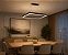 Pendente Turim Quadrado Usina Design LED 116W 3000K 6800lm Bivolt – Iluminação Direta e Indireta 19535-60LED3 - Imagem 1