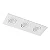 Embutido no Frame Premium Usina Design Retangular para Lâmpadas AR70 30221-41 - Imagem 1