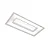 Embutido no Frame Cherry Usina Design Retangular para Lâmpadas T8 LED 120cm 30515-125 - Imagem 1