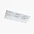 Embutido no Frame Grid Usina Design Retangular com 3 Focos para Lâmpada MR16 NF350-3P - Imagem 1