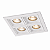 Embutido Grid Usina Design Quadrado com 4 Focos para Lâmpada AR70 UD340-4P - Imagem 1