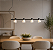 Pendente CORA 120cm LED 48W 3000K – Usina Design 19938-120LED3 - Imagem 1