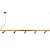 Pendente FUSION 200cm LED 79W 2700K Canopla Blank – Usina Design 19991-200LED2 - Imagem 1