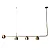 Pendente Punto Linear LED 20W 3000K 1000x75x330mm Bivolt – Usina Design 19926-100LED3 - Imagem 2