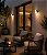 Arandela Safi LED 7W 3000K IP43 Ø85x40mm 127V – Usina Design 19900-8LED3-1V - Imagem 2