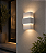 Arandela Smart G9 Quadrada Iluminação 1 Lado 120x120x180mm – Usina Design 5219-18 - Imagem 1