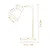 Abajur de Mesa Madelustre Bruna 42cm Castanho com Metal Preto E27 3061CT - Imagem 2