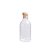 Abajur de Mesa Madelustre Garrafa Decorativa Pequena Ø18x32cm Cristal Martelado Castanho - Imagem 1