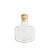 Abajur de Mesa Madelustre Garrafão Pequeno Cilindro Ø27x30cm Cristal Liso Castanho 3345-88 - Imagem 1