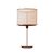 Abajur de Mesa Madelustre Slim Ø32x57cm Tela Sintética Madeira Metal E27 3040-87 - Imagem 1