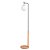 Coluna Luminária de Piso Madelustre Esphera 1,70m com Globo Leitoso Ø20cm 3051-64 - Imagem 1