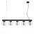 Lustre Pendente Trilho Madelustre Esphera Vintage 5 Esferas Cristal Ø20cm E27 C3254- - Imagem 3