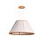 Pendente Catedral Rio Madelustre 120cm Linho Robust Madeira Natural 3x E27 3417NA-92 - Imagem 1